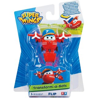 Super Wings Transform-A-Bots Flip 5 cm
