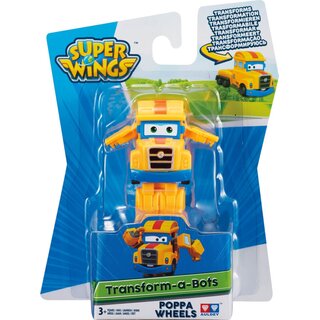 Super Wings Transform-A-Bots Poppa Wheels 5 cm